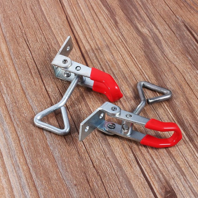 2 stuks Kastdozen Hendel Toggle Vanghaak Vergrendeling Klem Hasp Metaal Lade Kast