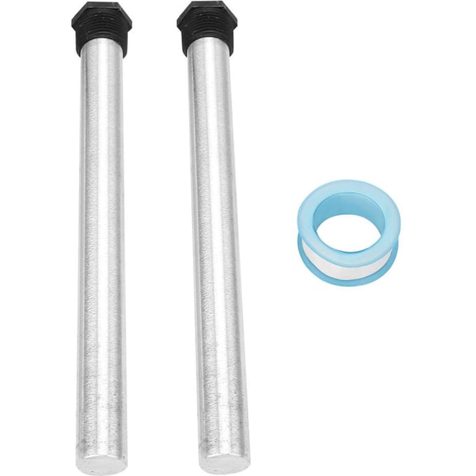 2 stuks 21x235mm Magnesium Anoderod voor Waterverwarmer NPT3/4 Schroefdraad white