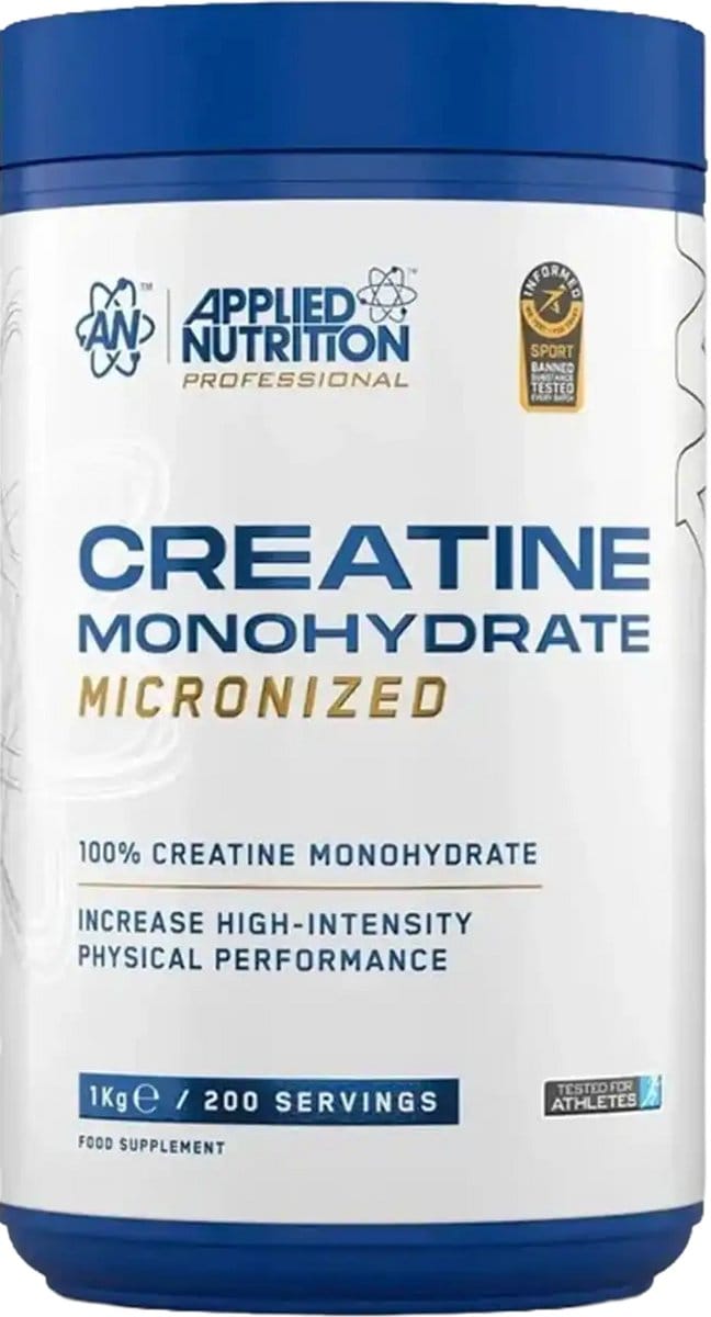 Applied Nutrition Creatine Monohydrate Micronized (1000g) Unflavoured - Creatine - Creatine Monohydraat