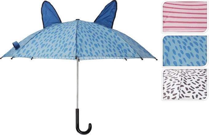 Koopman Kinderparaplu - Opvouwbaar - 58 cm - Oren - Veelzijdig