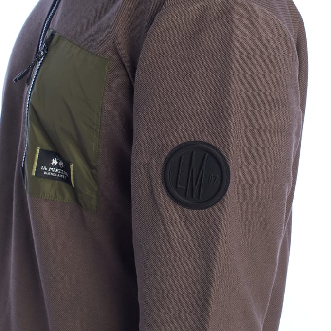 YMF601-FP565 Heren Regular Fit Half Zip Sweatshirt
