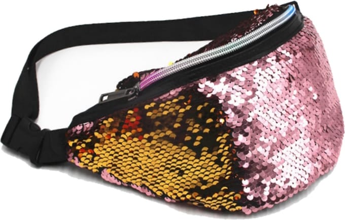 Heuptas Glitter - Pink/Gold | Pailletten / Polyester | Fashion Favorite