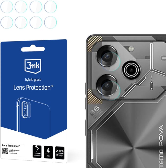 3MK - Lensbescherming - Tecno Pova 6 Neo - 4 Stuks