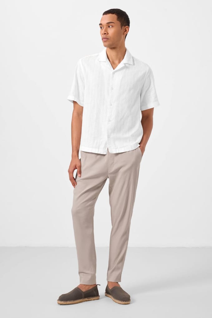 Heren Rechte Pijpen Gabardine Chino's