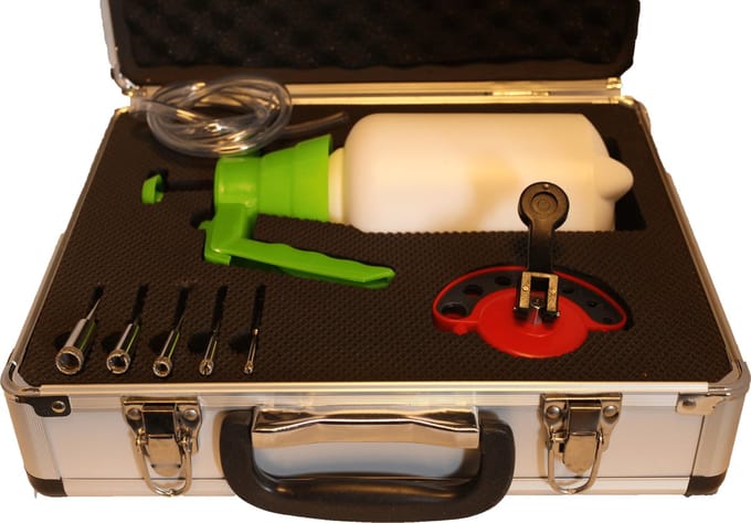 Diamanttegelboorset Electroplated (+miniguide+waterkoeling)