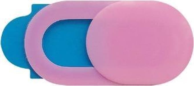 Jumada's - "Roze Webcam Cover - Schuifbaar voor Privacy op Telefoon, Tablet & PC"