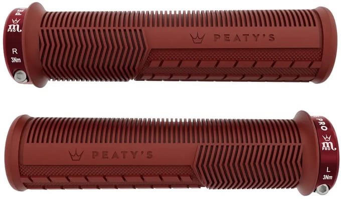 Peaty´s Monarch Pro Grip Mushroom Thick Handvatten Rood 130 mm