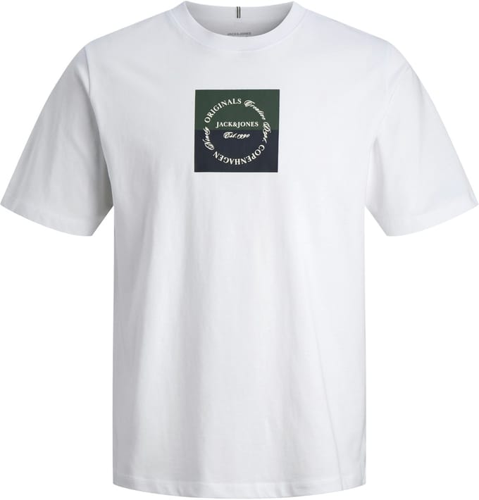 JACK&JONES - JORCATSKILLS SQUARE BRANDING TEE SSCN LN - Heren - T-shirts
