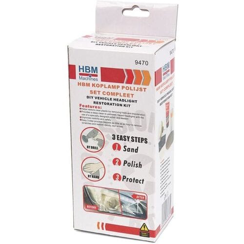 HBM koplamp Polijst Set Compleet