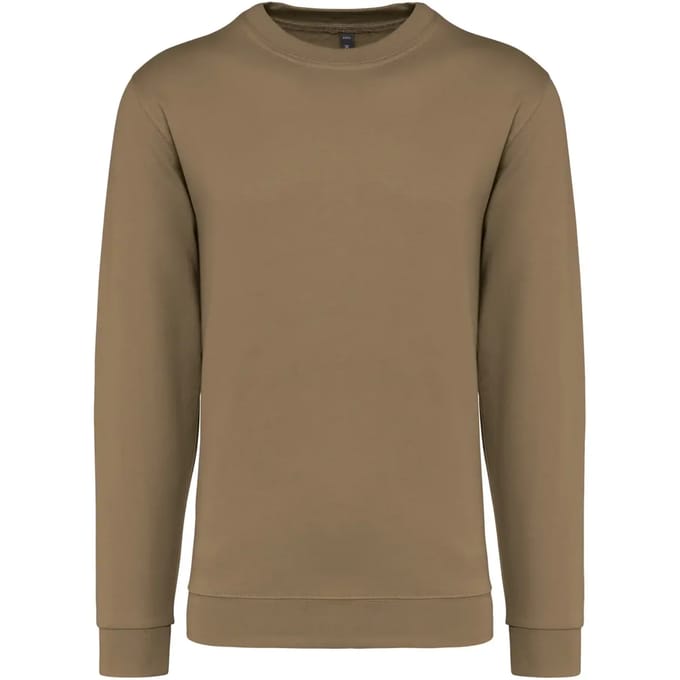 Sweater 'Crew Neck Sweatshirt' Kariban Collectie Basic+ M - Camel