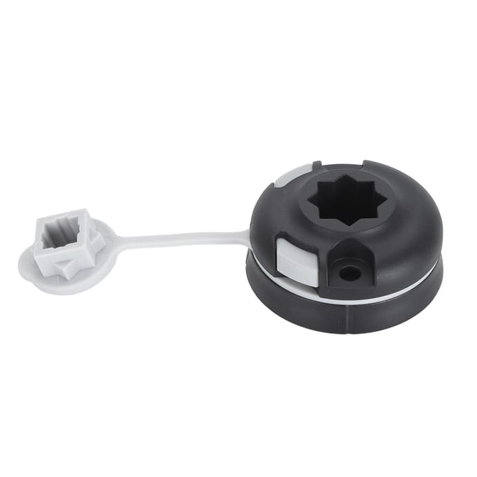 Support de rail de base de mât lumineux de kayak Support de drapeau de kayak de remplacement universel pour bateau de pêche canoë white