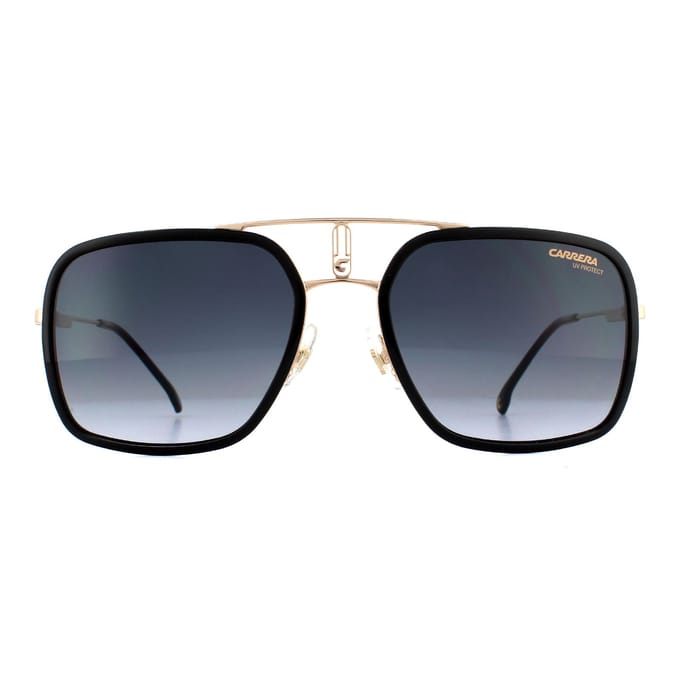 Carrera Aviator Mens Gold Black Dark Gray Gracient zonnebril