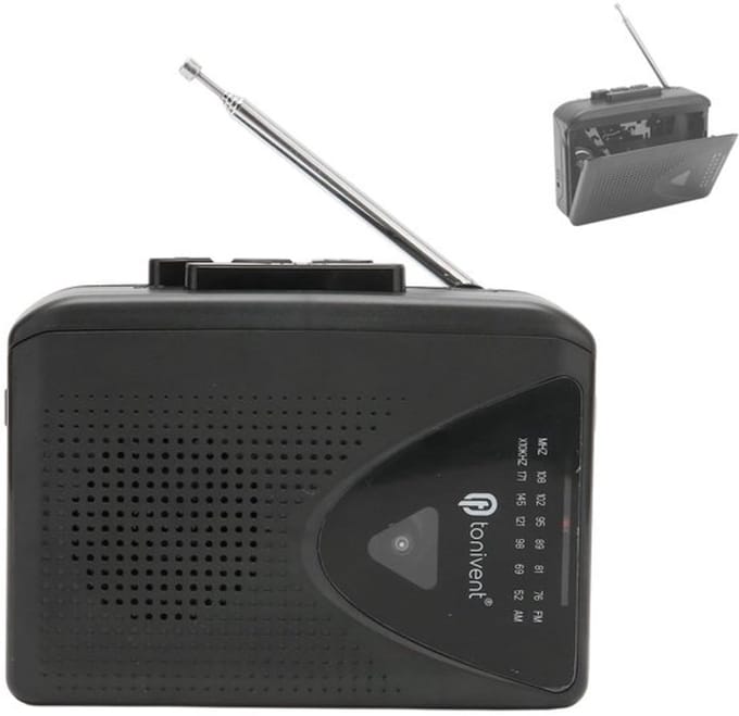 Dailygoody - Cassettespeler - Draagbare cassettespeler - Compact met