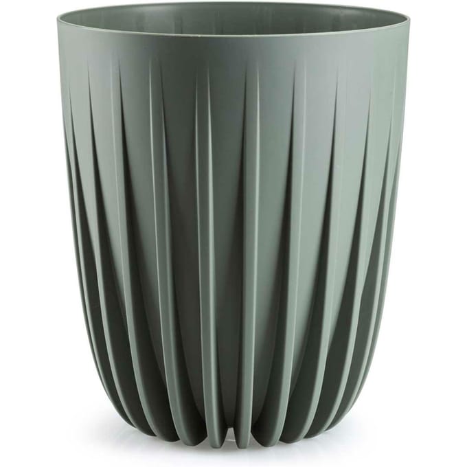 HowHomely Stripped - Bloempot - Recyclegroen - UV-bestendig