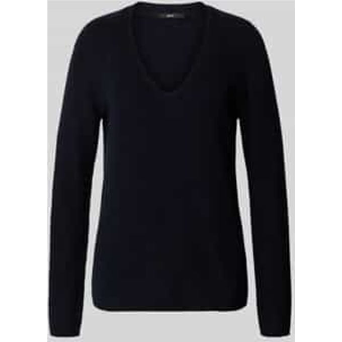 Gebreide pullover met V-hals
