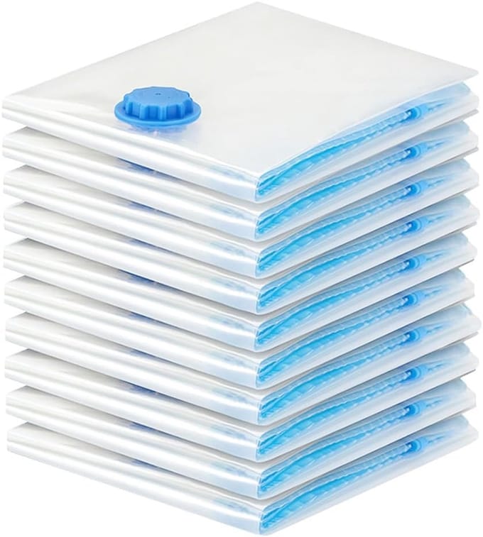 Opbergzakken Kleding - Reis Tassen - Ruimte Besparen - Herbruikbaar Sluiting - 40 x 30 cm - Transparant