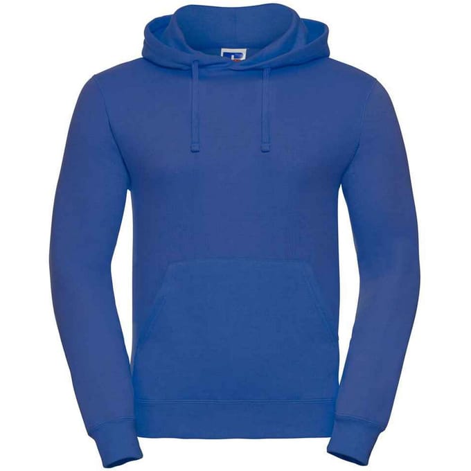 Russell Effen Heren Hoodie (Helder Koningsblauw)