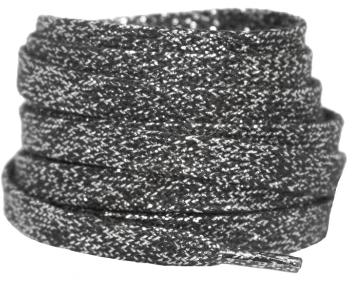 Glitterveter 8mm Grafiet 120cm - PLAT