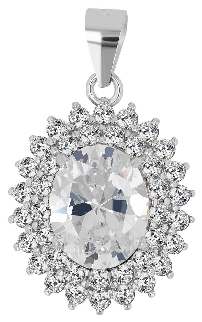 AKZENT Akzent dames hanger "Lani" van 925 Sterlingzilver, gerhodineerd, duurzaam