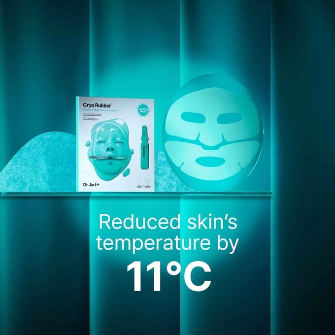 dr. Jart+ Cryo Rubber Soothing Mask Allantoïne 44g AUTHENTIEKE WINKEL white