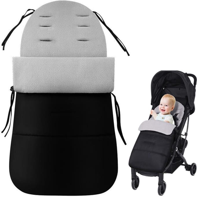 Kinderwagen Slaapzak Universele Baby Kinderwagen Voetenzak Winddicht Waterdicht Winter Buiten Kinderwagen Deken voor gray
