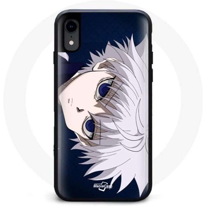 Coque - maniacase - Iphone XR - Killua Zoldyck - Protection - Souple - Noir noir
