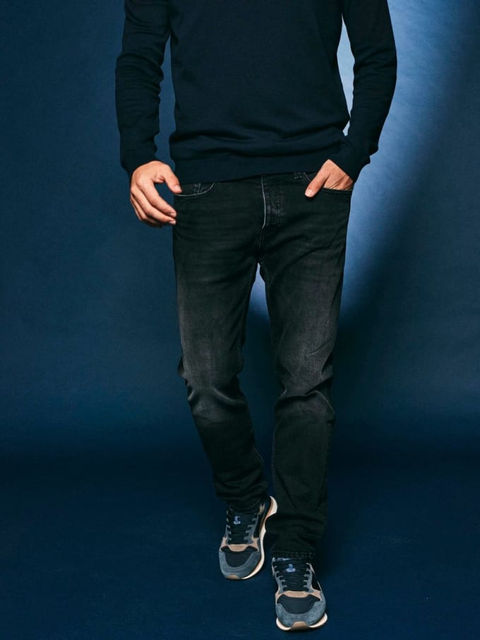 King Essentials The Jason Jeans Zwart - Maat W 32 - L 32 - Heren