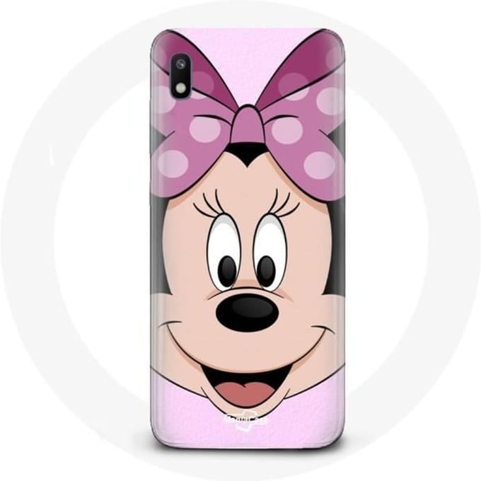 Coque pour Samsung Galaxy A10 Minnie Mouse Dessin animé rose
