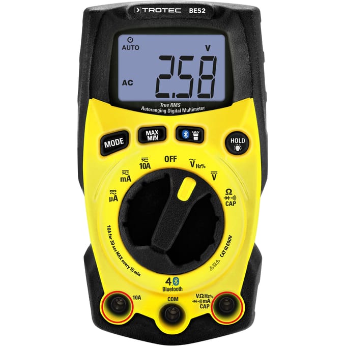 TROTEC Digitale true-RMS multimeter BE52