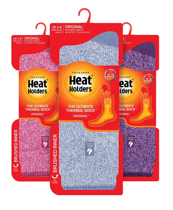 Heat Holders3 paar thermo wintersokken voor dames - Praag