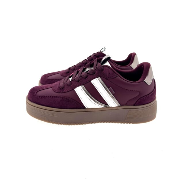 POSH by Poelman LILLY Dames Sneakers - Donker rood