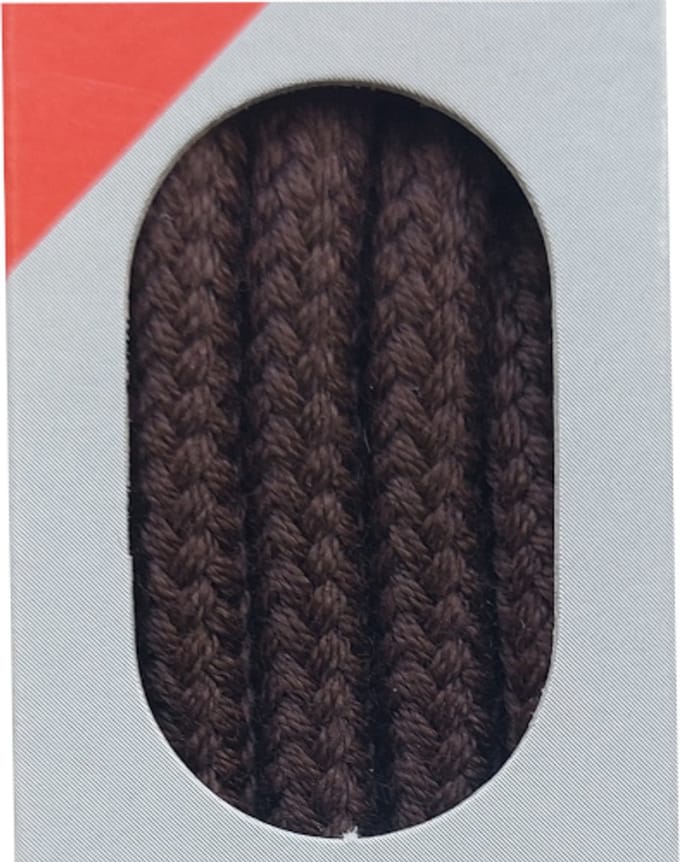Bob Veter - Donker Bruin - Extra Dik Rond - Lengte 90 cm - Dikte 5 mm - Schoenveter