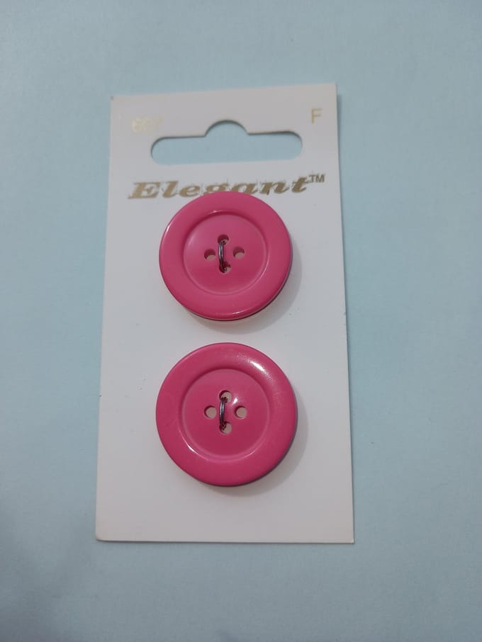 Knoop roze rond  Elegant nr. 607