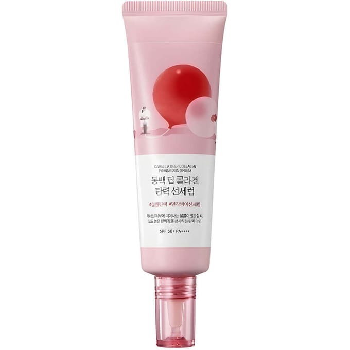 ROUND LAB Camellia Deep Collagen Fermeté Sérum Solaire SPF 50+ PA++++ 50ml 50ml white