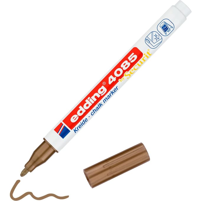 edding 4085 krijtmarker, 1 - 2 mm - Koper