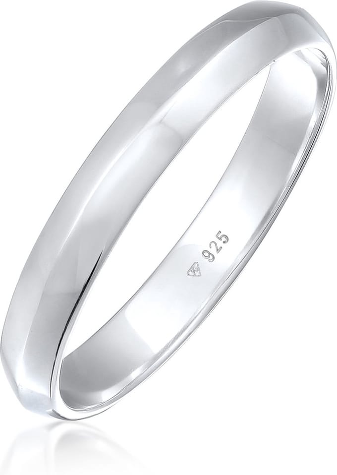 Elli - Ring - Dames Stapelen Ring Engagement Classic Trend in 925 Sterling Zilver - Dames