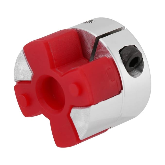 Accouplement d'arbre flexible araignée OD 20 mm x L 25 mm pour moteur pas à pas CNC black
