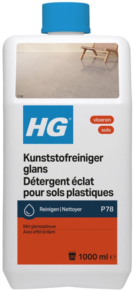 HG kunststofreiniger glans (product 78) 1L