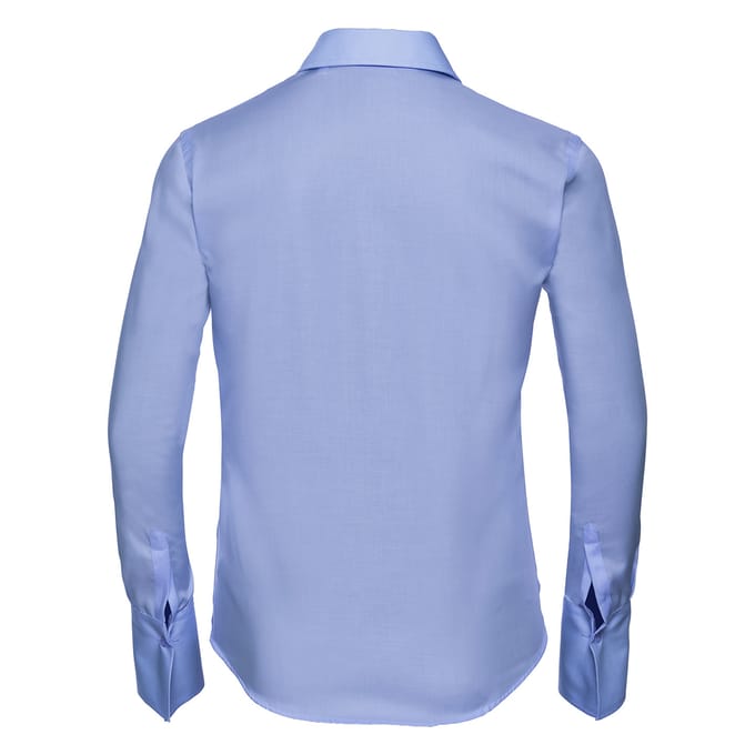 Russell Collection Dames/Dames Ultimate Shirt Met Lange Mouwen (Heldere lucht)