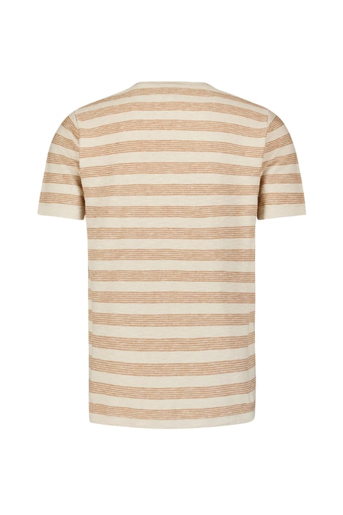 No Excess Pullover short sleeve crewneck stri