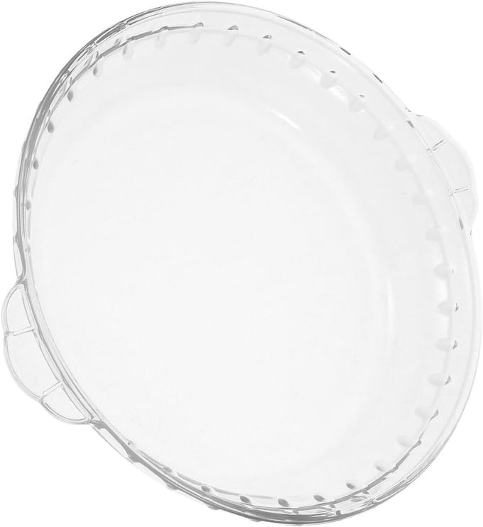 Glazen Magnetron Deksel - Hittebestendig Glas - Schoon Koken - Vaatwasserbestendig - 22.7 cm - Transparant