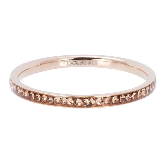 IXXXI Zirconia ring 2mm Champagne R2503-2 20mm
