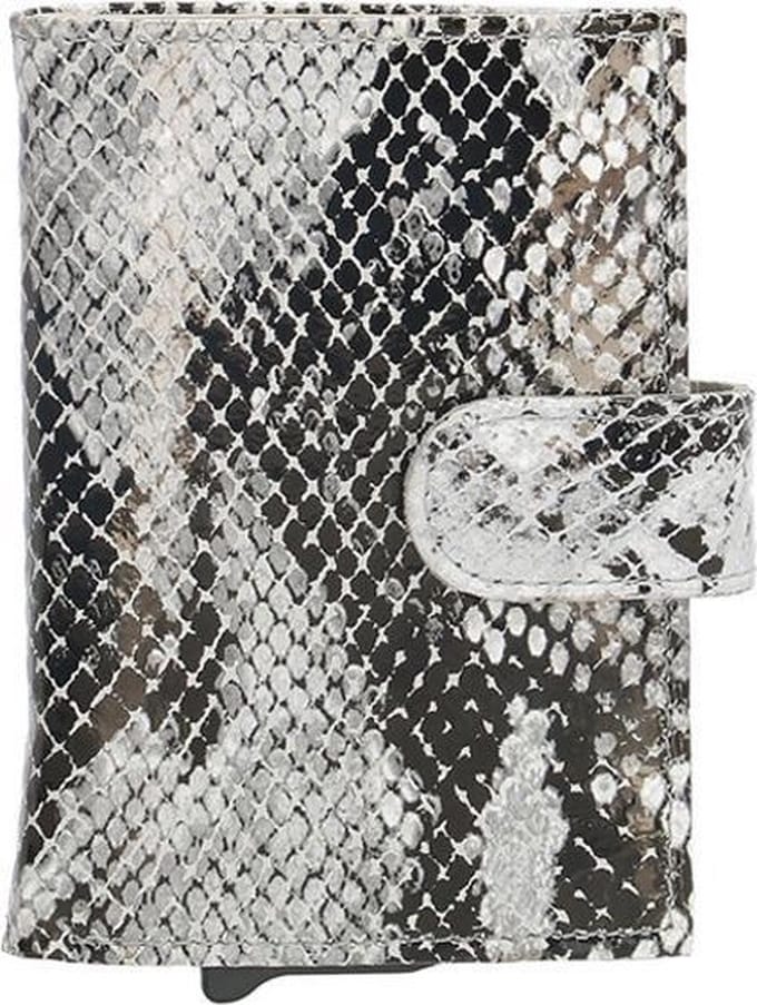Charm London Leather Camberwell pasjeshouder snake grey