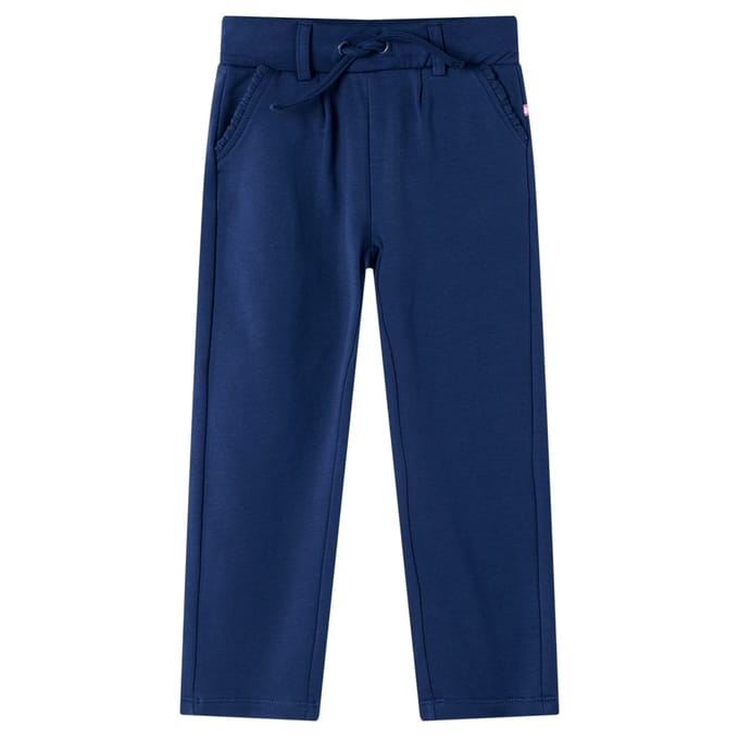 vidaXL Kinderbroek met trekkoord 116 marineblauw