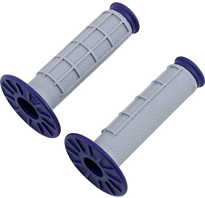 Renthal Mx Dual Compound Half Waffle Handvatten Grijs 22.2 mm