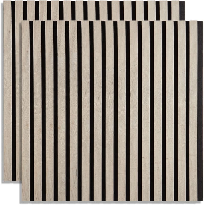 Homestyle4u Akoestisch paneel - 60x60 cm - Grijs - set van 2