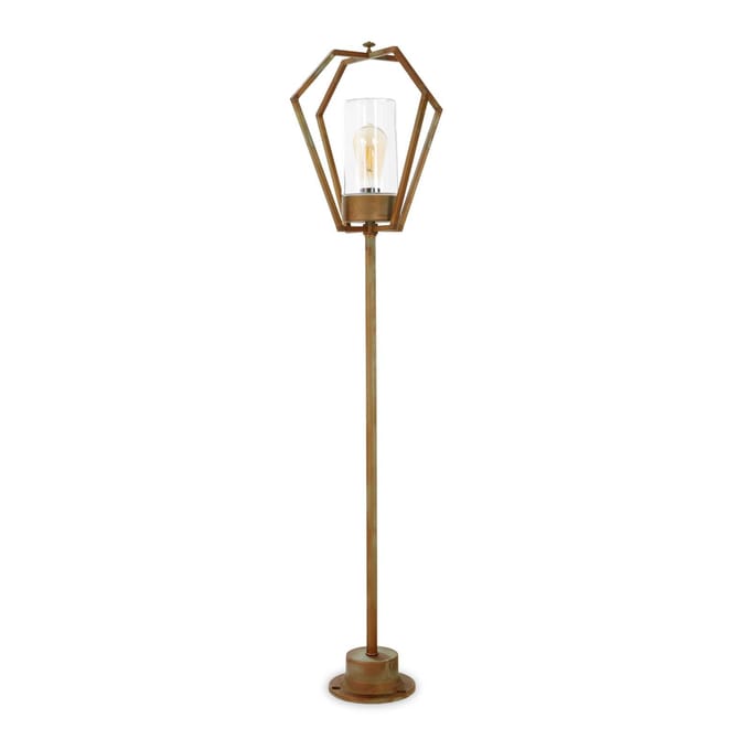Moretti Luce Tuinpadverlichting 3457 messing antiek/helder 118 cm