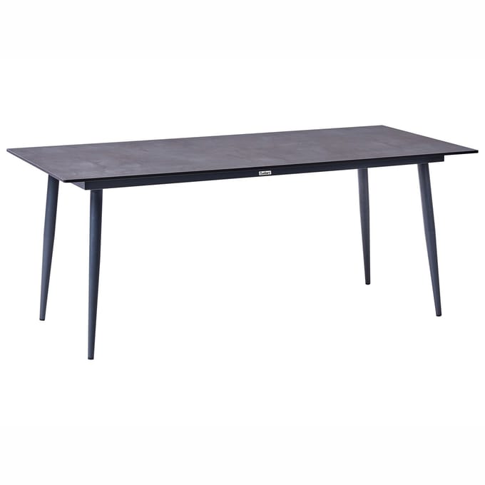 SOVARETO - Tuintafel - Donkergrijs/Grijs - HPL/Aluminium
