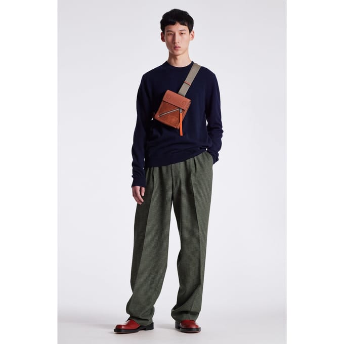 Paul Smith Gents Pullover Crew Neck Very Dark Navy Size: XL | Sweaters Outlet | Heren | Blauw