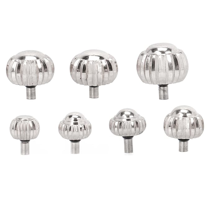 7 Stuks Horloge Kroon Vervanging Legering Verschillende Maten Robuust Draagbaar Horloge Reparatie Gereedschap white